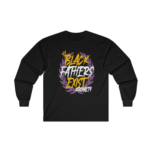 Black Fathers Exist - Royalty Ultra Cotton Long Sleeve Tee