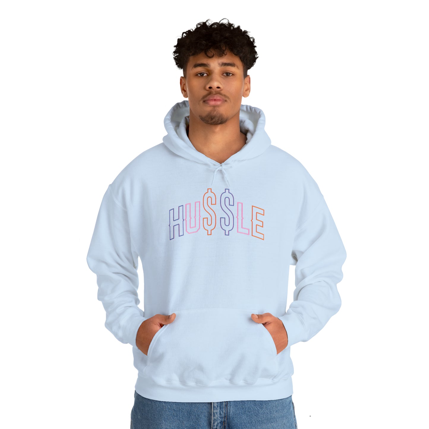 HUSSLE Neon Hooded Sweatshirt
