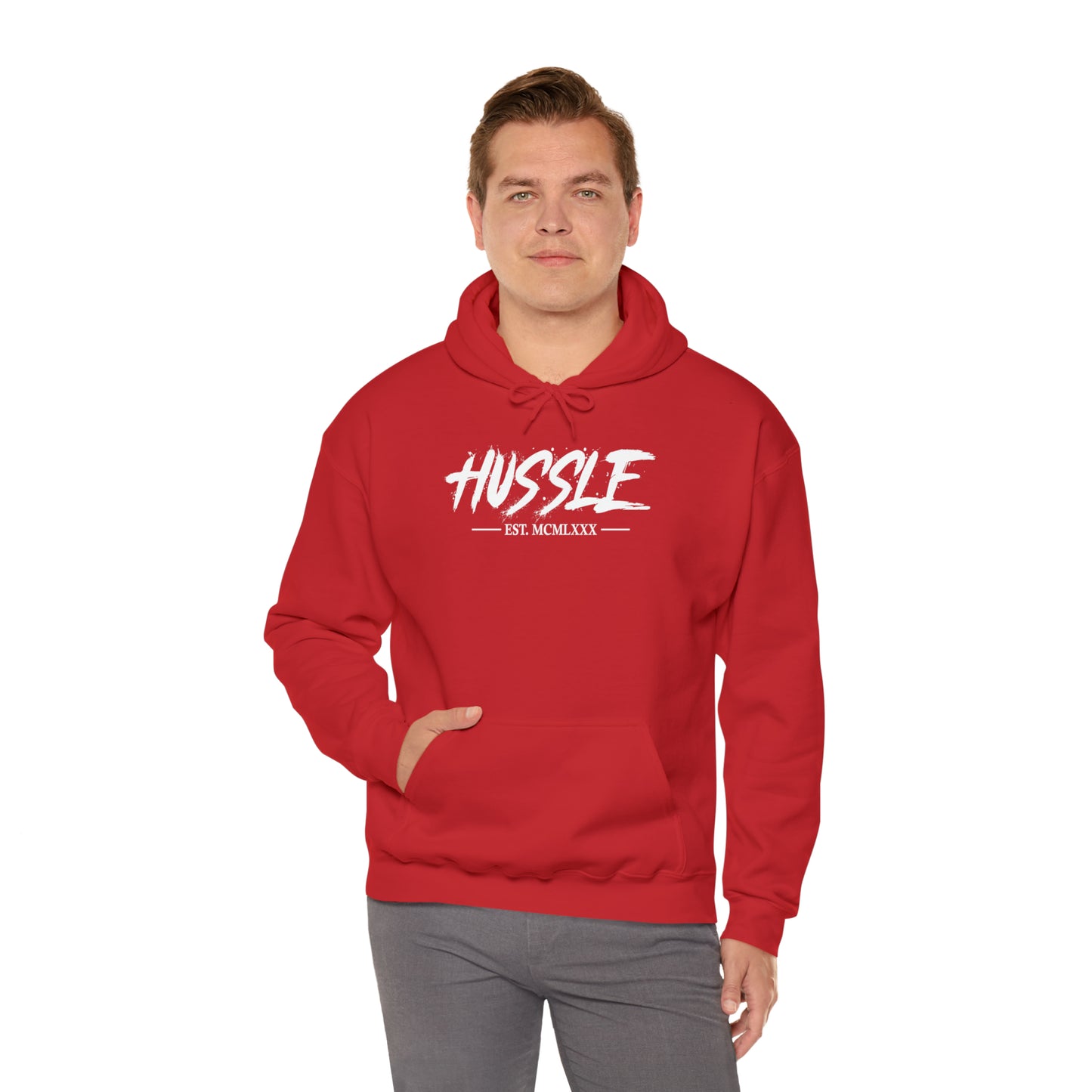 HUSSLE - 1980's Hooded Sweatshirt
