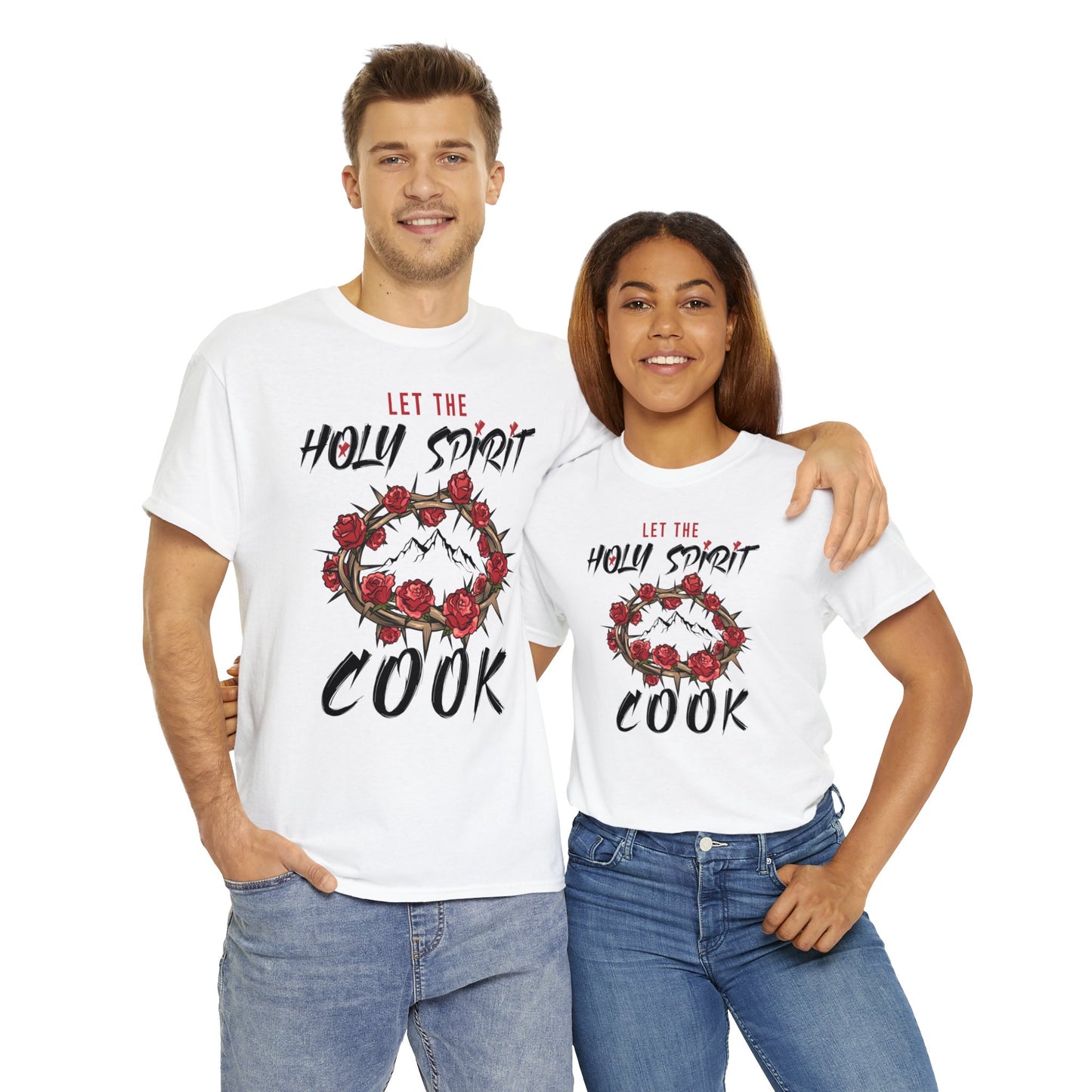 Let The Holy Spirit Cook Cotton Tee