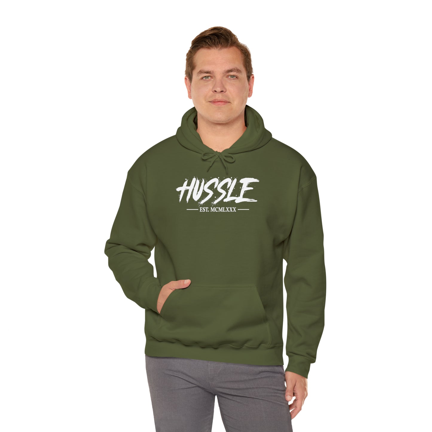 HUSSLE - 1980's Hooded Sweatshirt