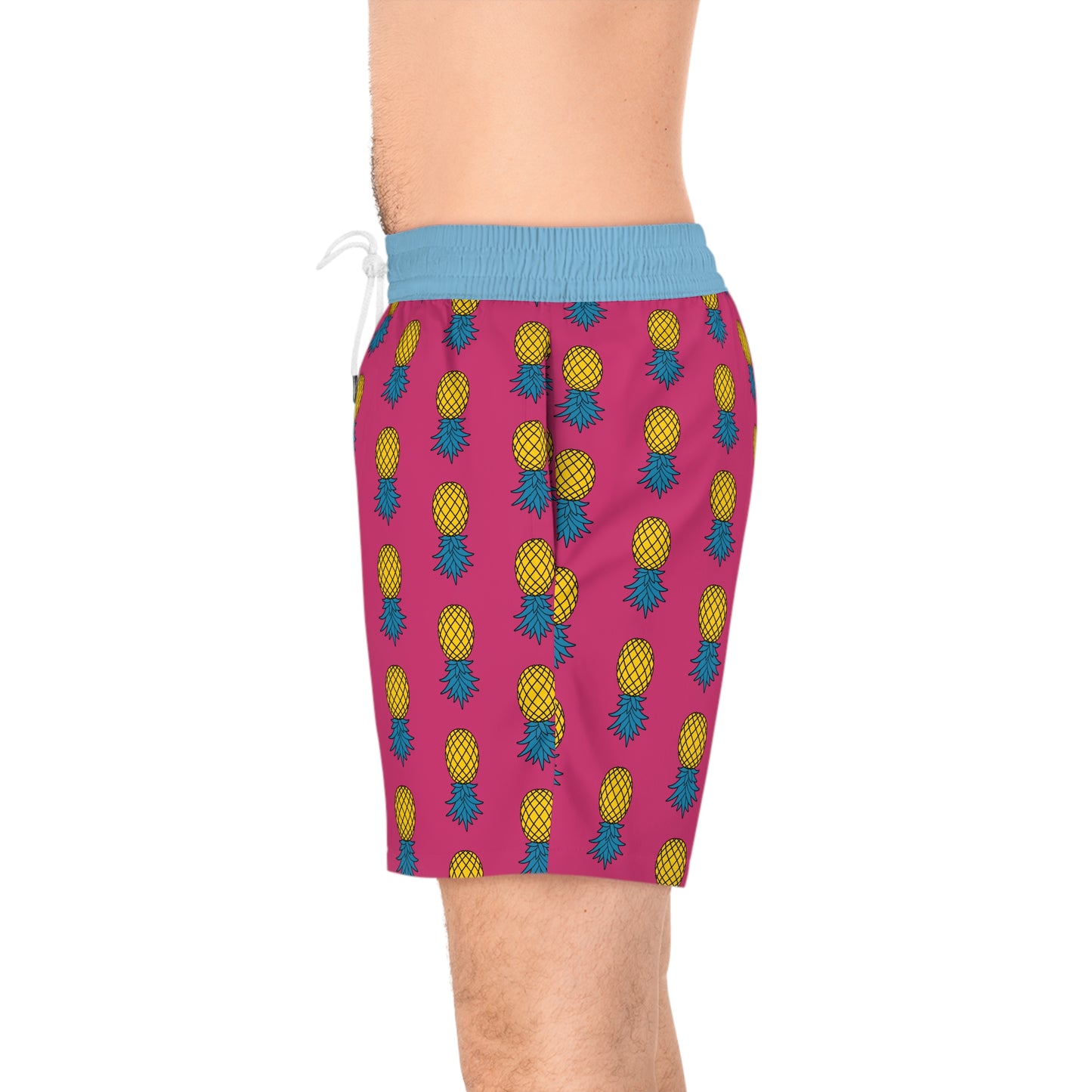 Pineapple Swim Shorts - Flamingo