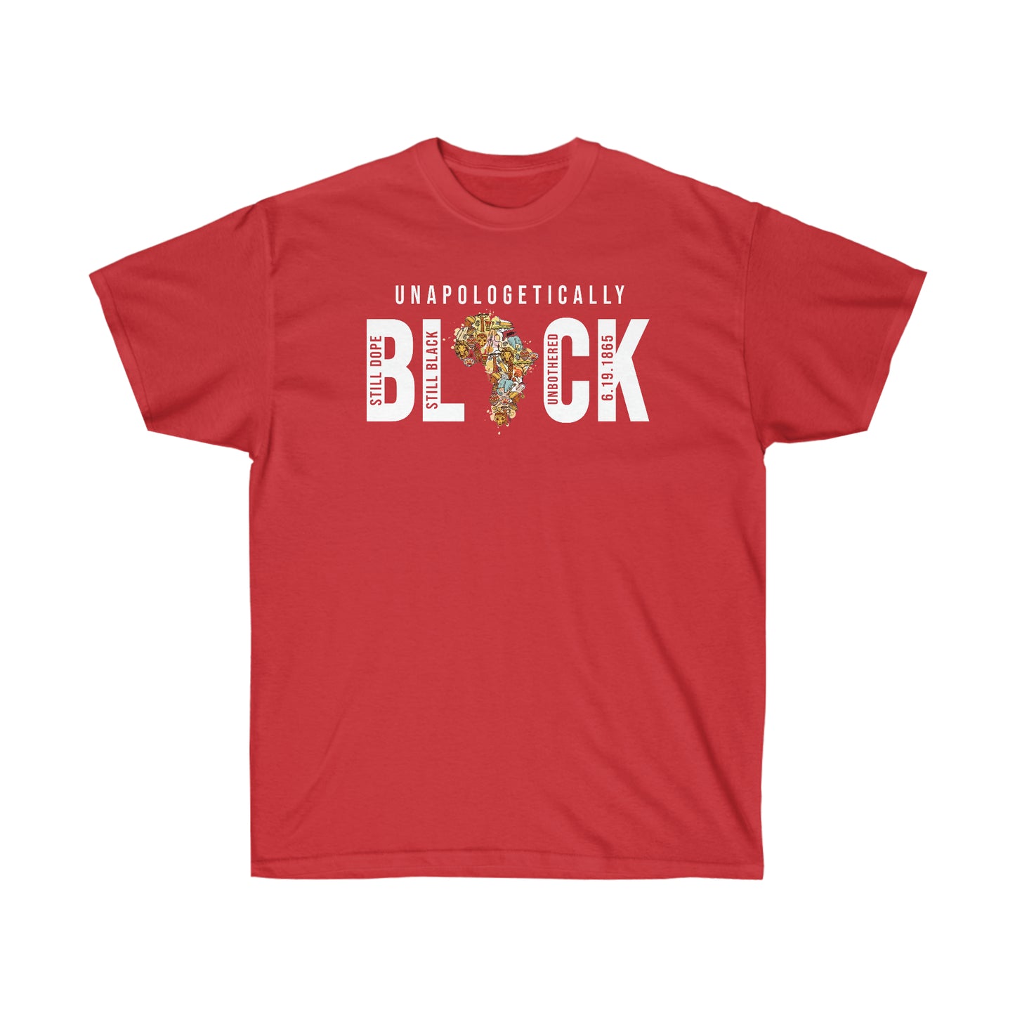 Unapologetically Black Cotton Tee - Adult