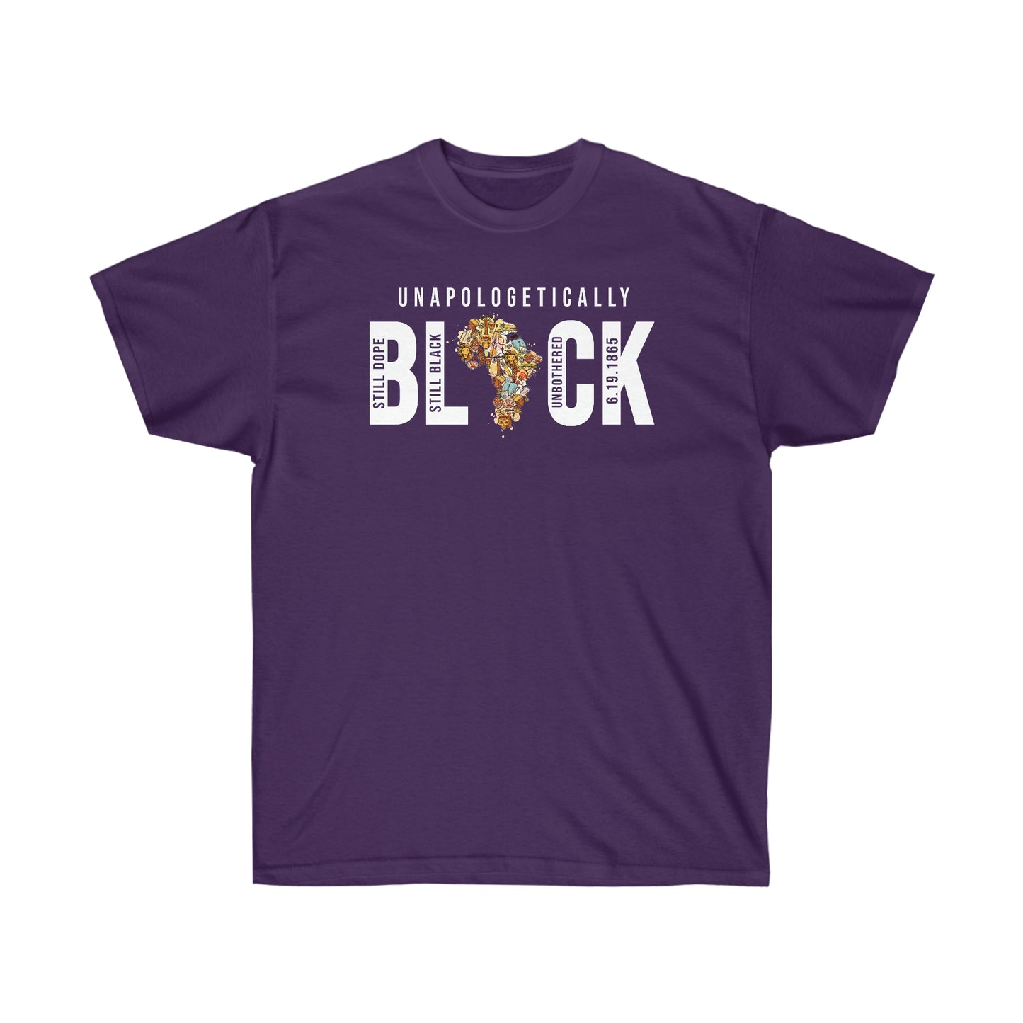 Unapologetically Black Cotton Tee - Adult