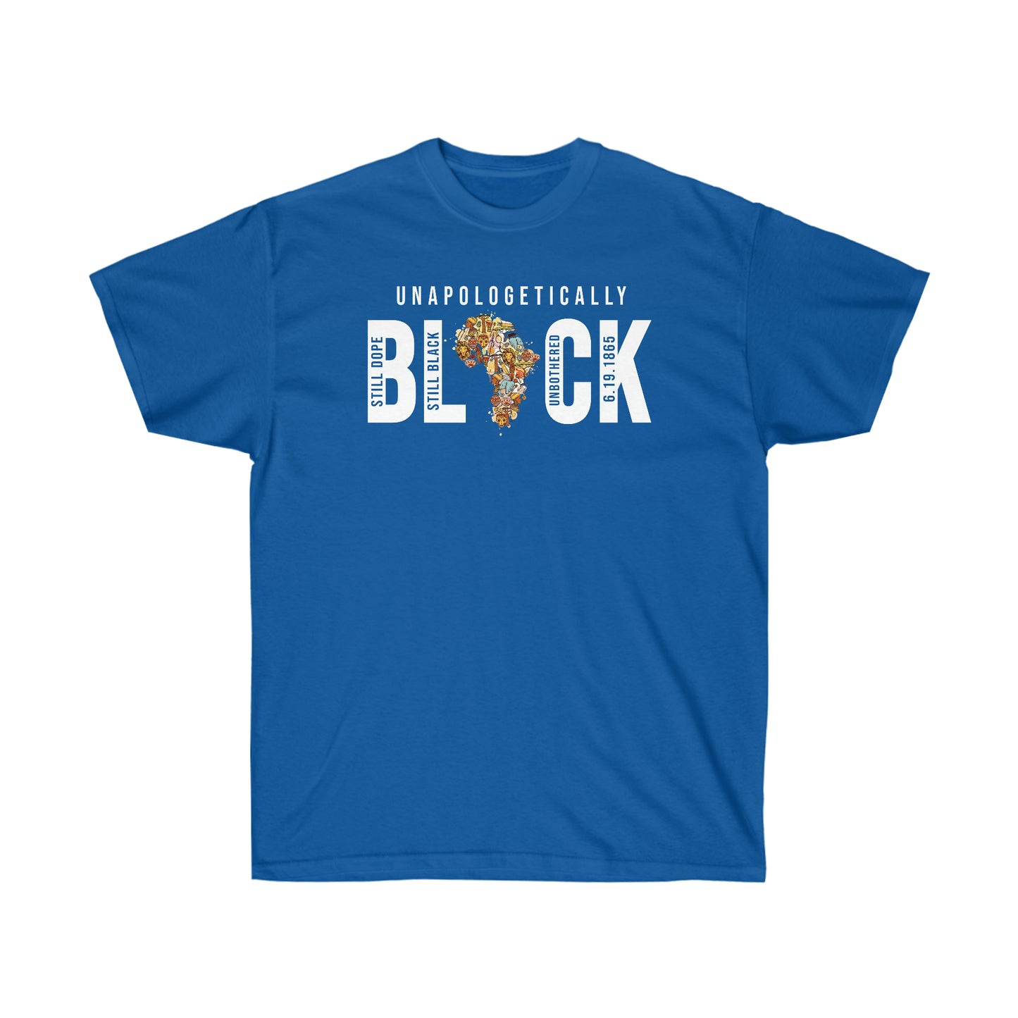 Unapologetically Black Cotton Tee - Adult