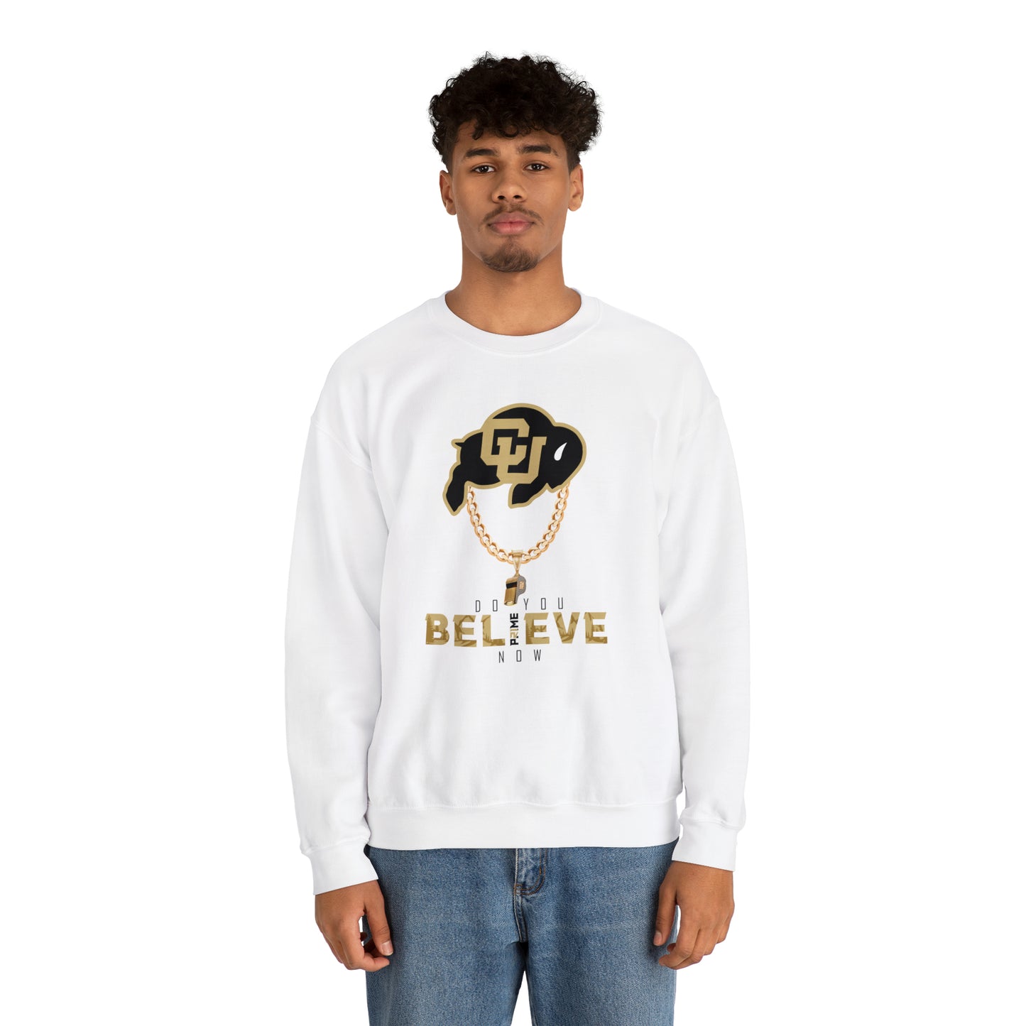Colorado Buffs Do You Believe Coach Prime Crewneck Sweatshirt