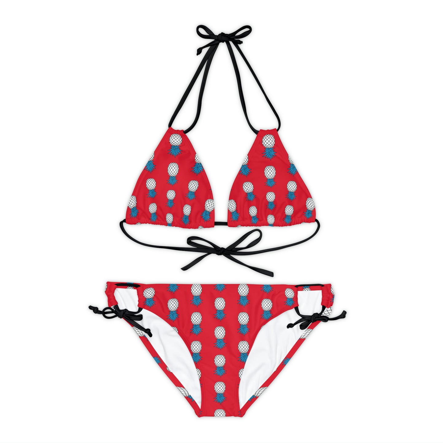 Pineapple Bikini Set - Fire Red