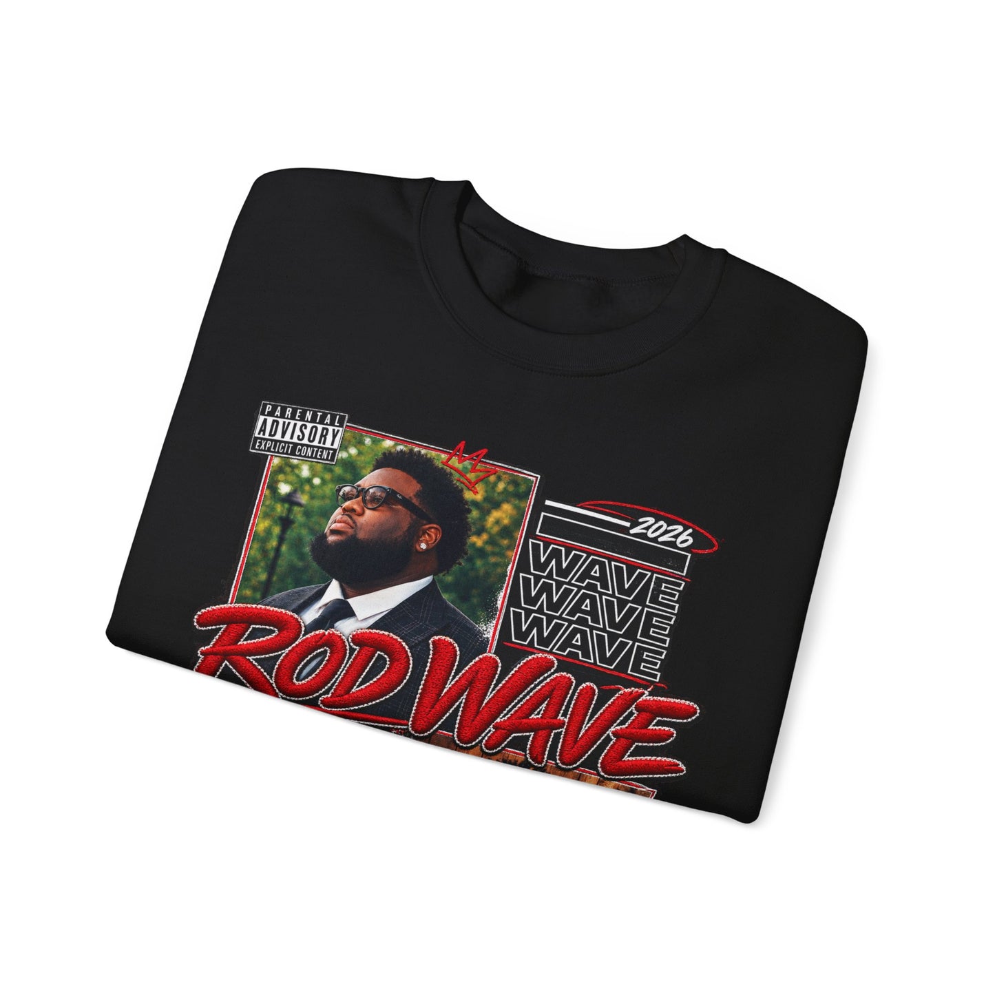 Rod Wave Collage Sweatshirt | Official Tour Graphic Rap Crewneck Pullover