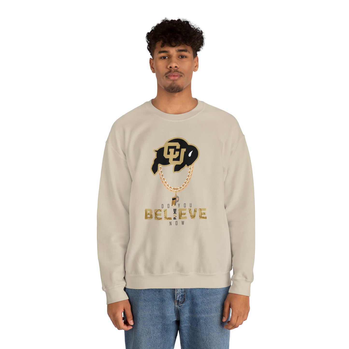 Colorado Buffs Do You Believe Coach Prime Crewneck Sweatshirt