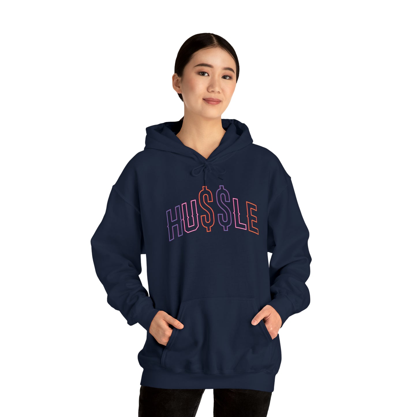 HUSSLE Neon Hooded Sweatshirt