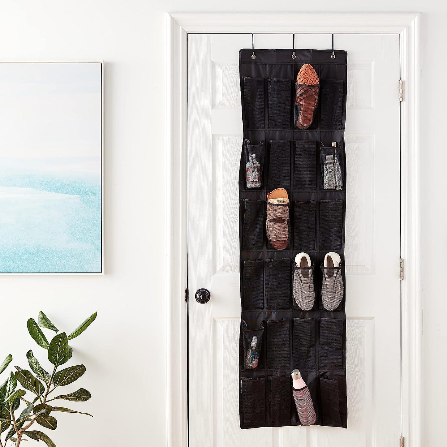 24 Medium Pocket Over-the-Door Hanging Organizer