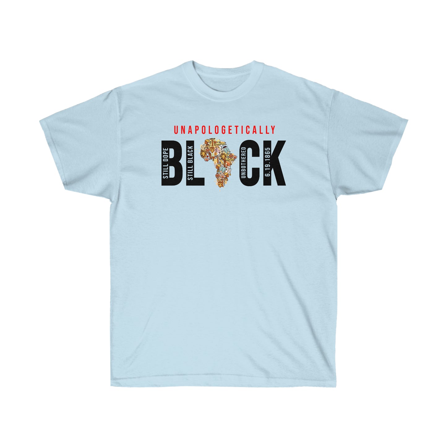 Unapologetically Black Cotton Tee - Adult