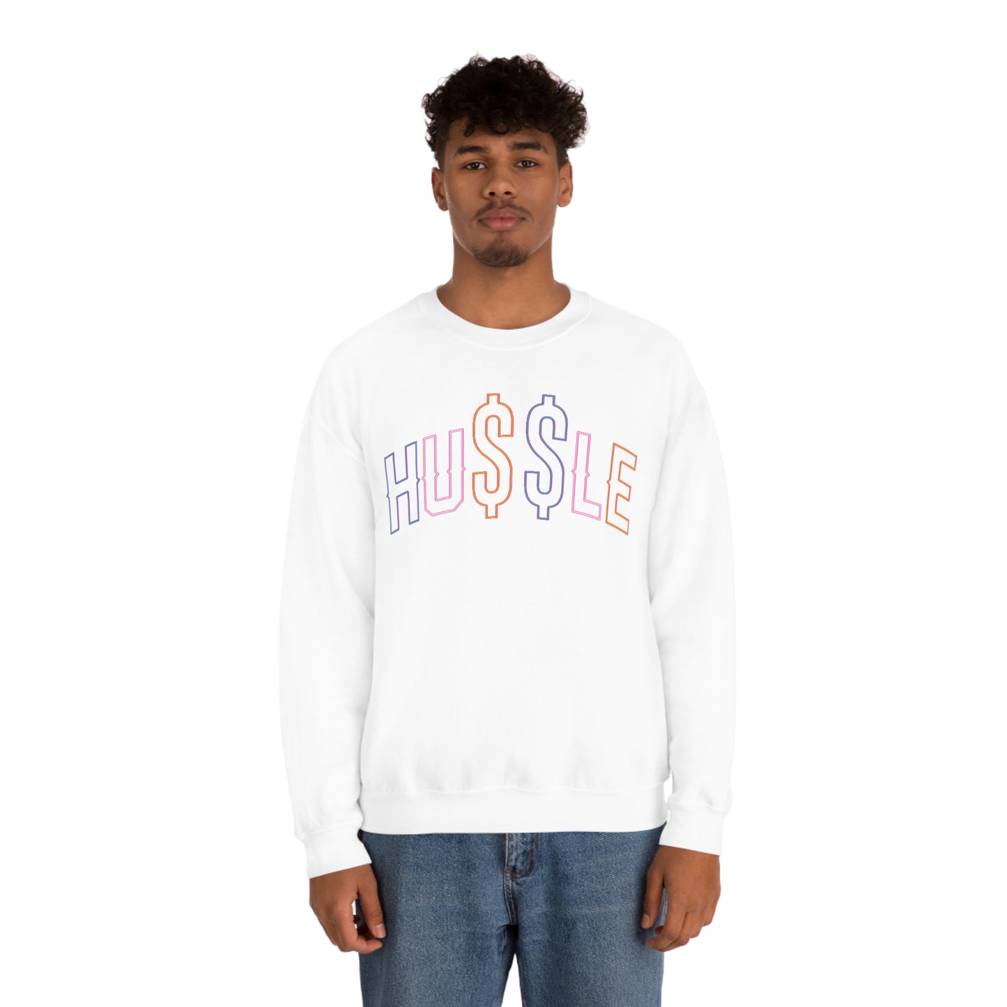Hussle Neon Crewneck Sweatshirt