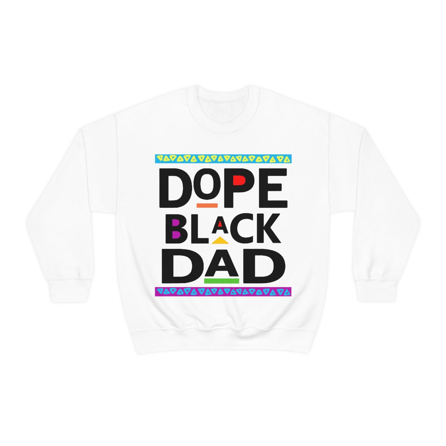 Dope Black Dad Crewneck Sweatshirt