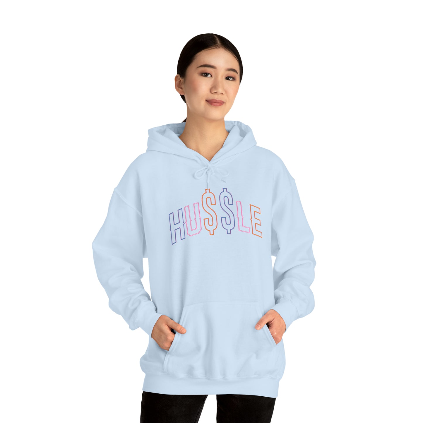 HUSSLE Neon Hooded Sweatshirt