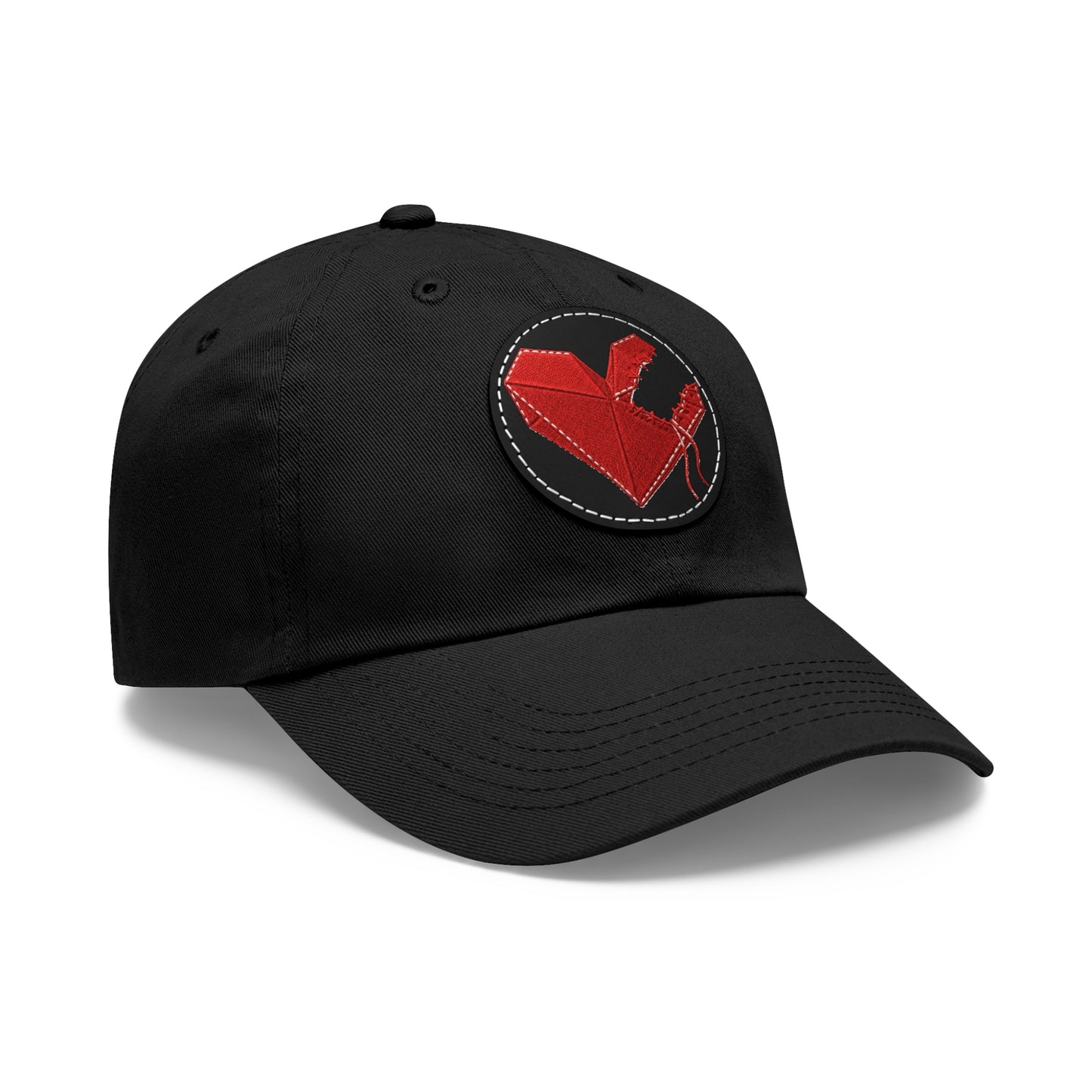 Rod Wave Heart Leather Patch Hat | Official Rap Tour Unstructured Dad Hat
