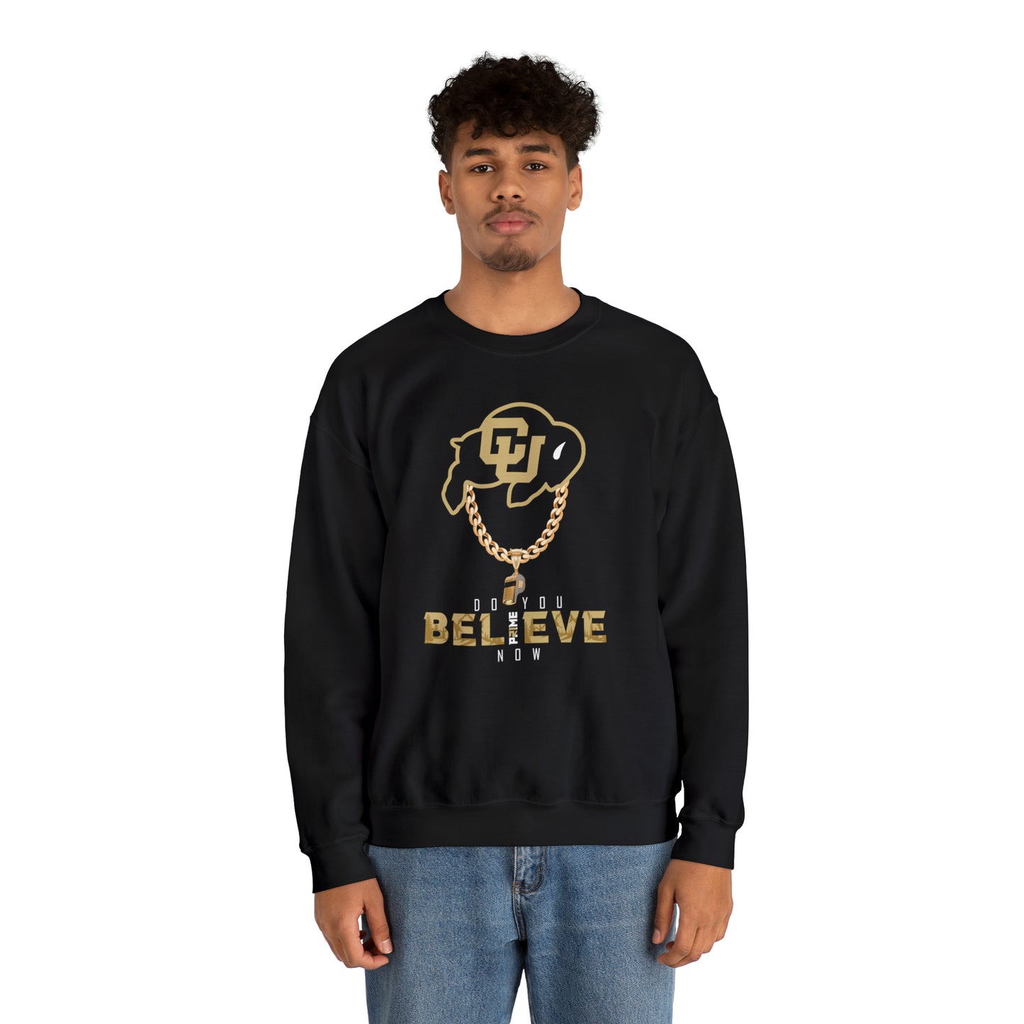 Colorado Buffs Do You Believe Coach Prime Crewneck Sweatshirt