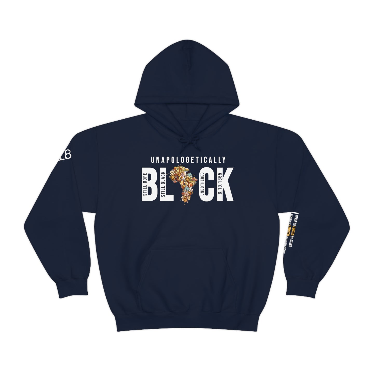 Unapologetically Black Hooded Sweatshirt
