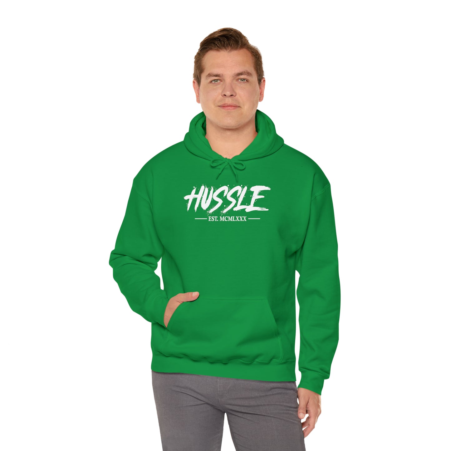 HUSSLE - 1980's Hooded Sweatshirt