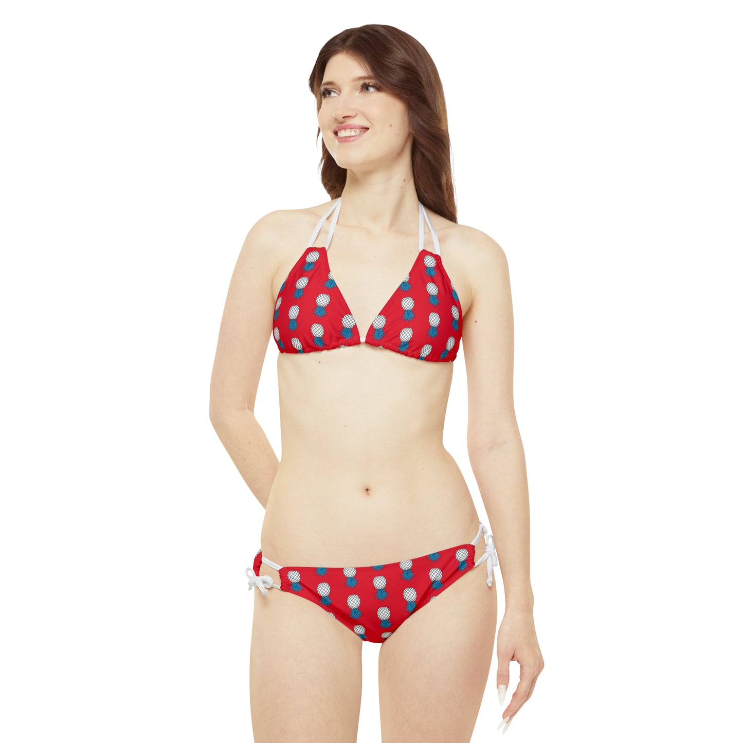 Pineapple Bikini Set - Fire Red