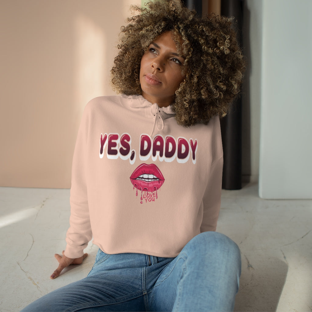 Yes, Daddy Crop Hoodie