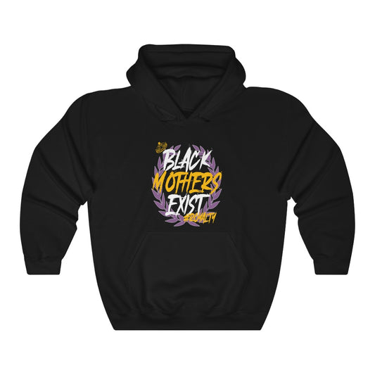 Black Mothers Exist - Royalty Unisex Heavy Blend™ Hooded Sweatshirt