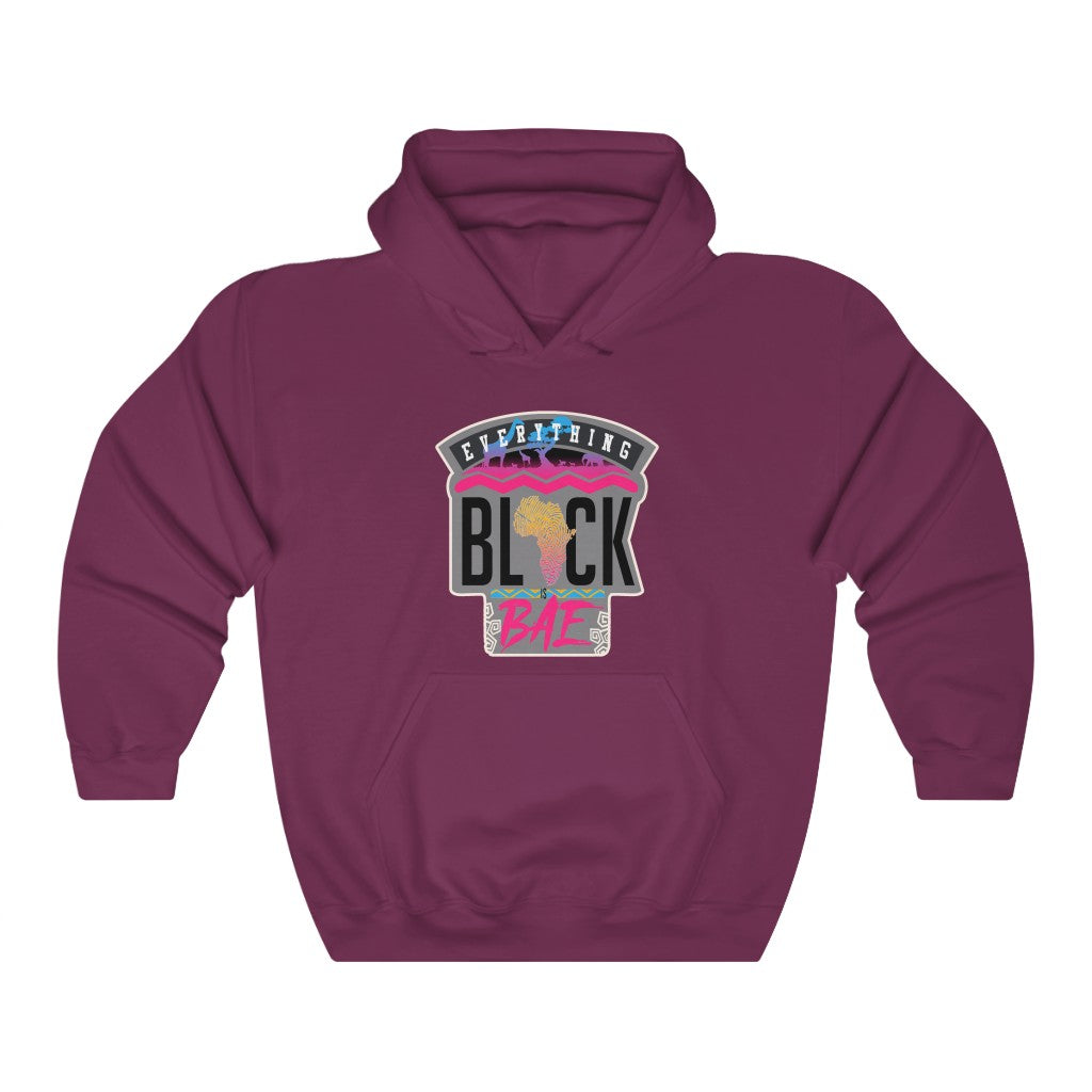 Black is Bae Hooded Sweatshirt