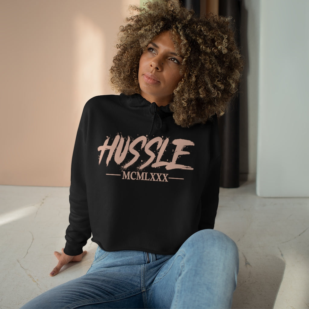 Hussle Crop Hoodie