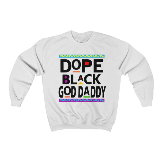 Dope Black God Daddy Crewneck Sweatshirt