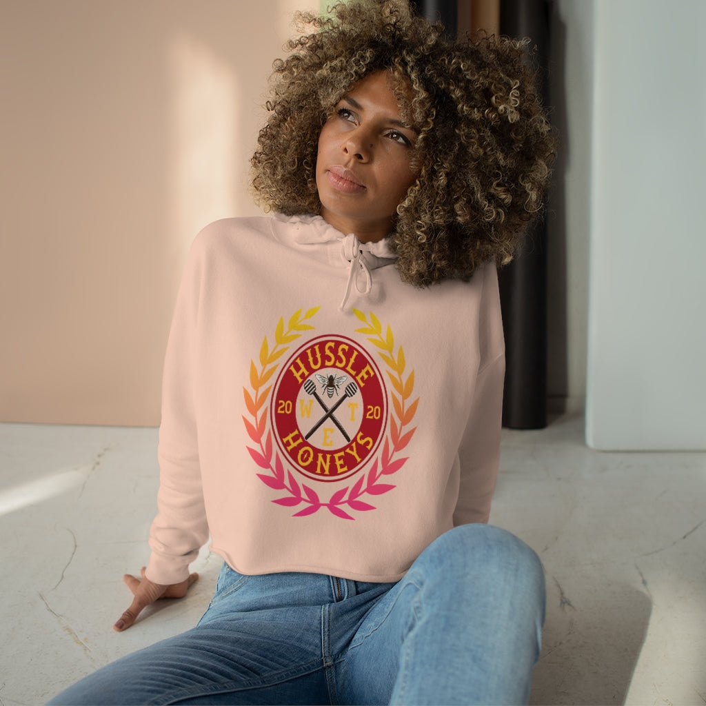 Hussle Honeys Crop Hoodie