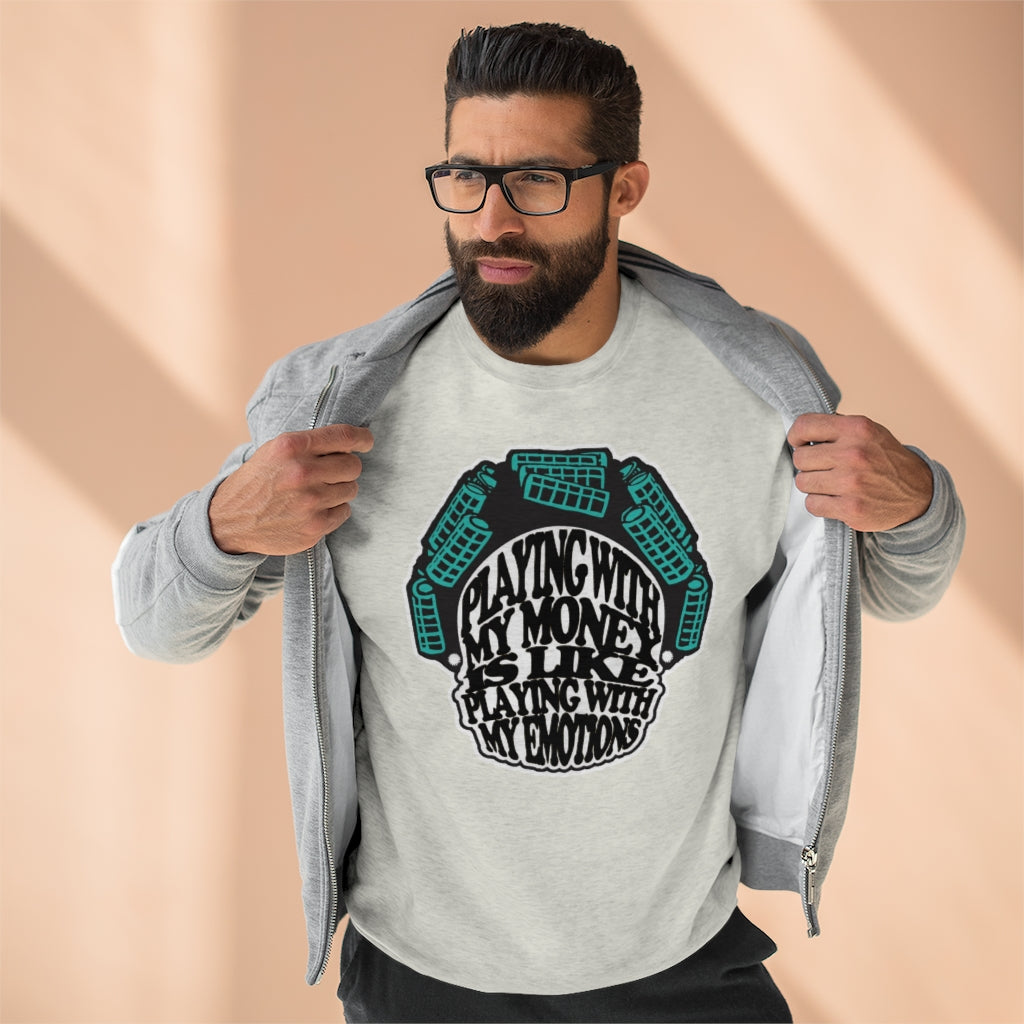Money & Emotions Crewneck Sweatshirt