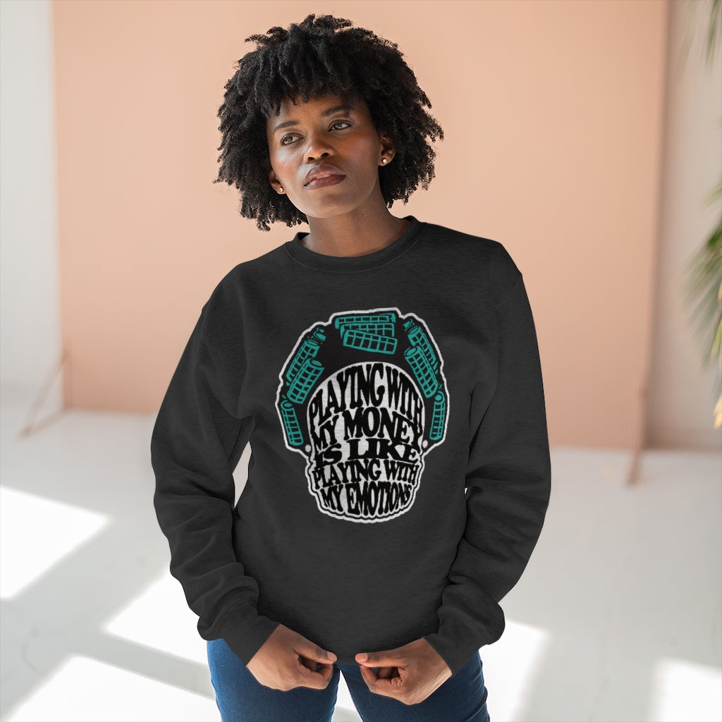 Money & Emotions Crewneck Sweatshirt