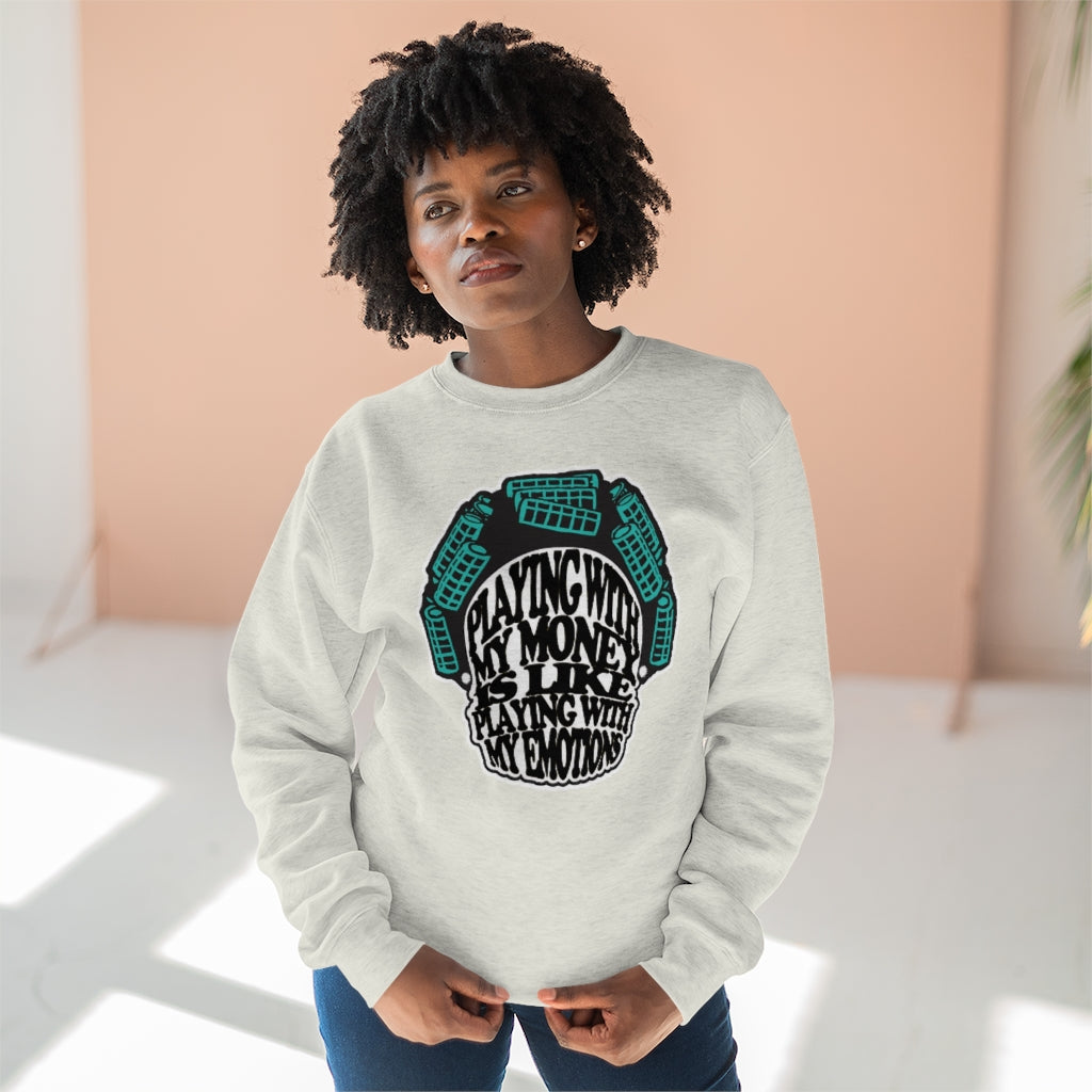 Money & Emotions Crewneck Sweatshirt