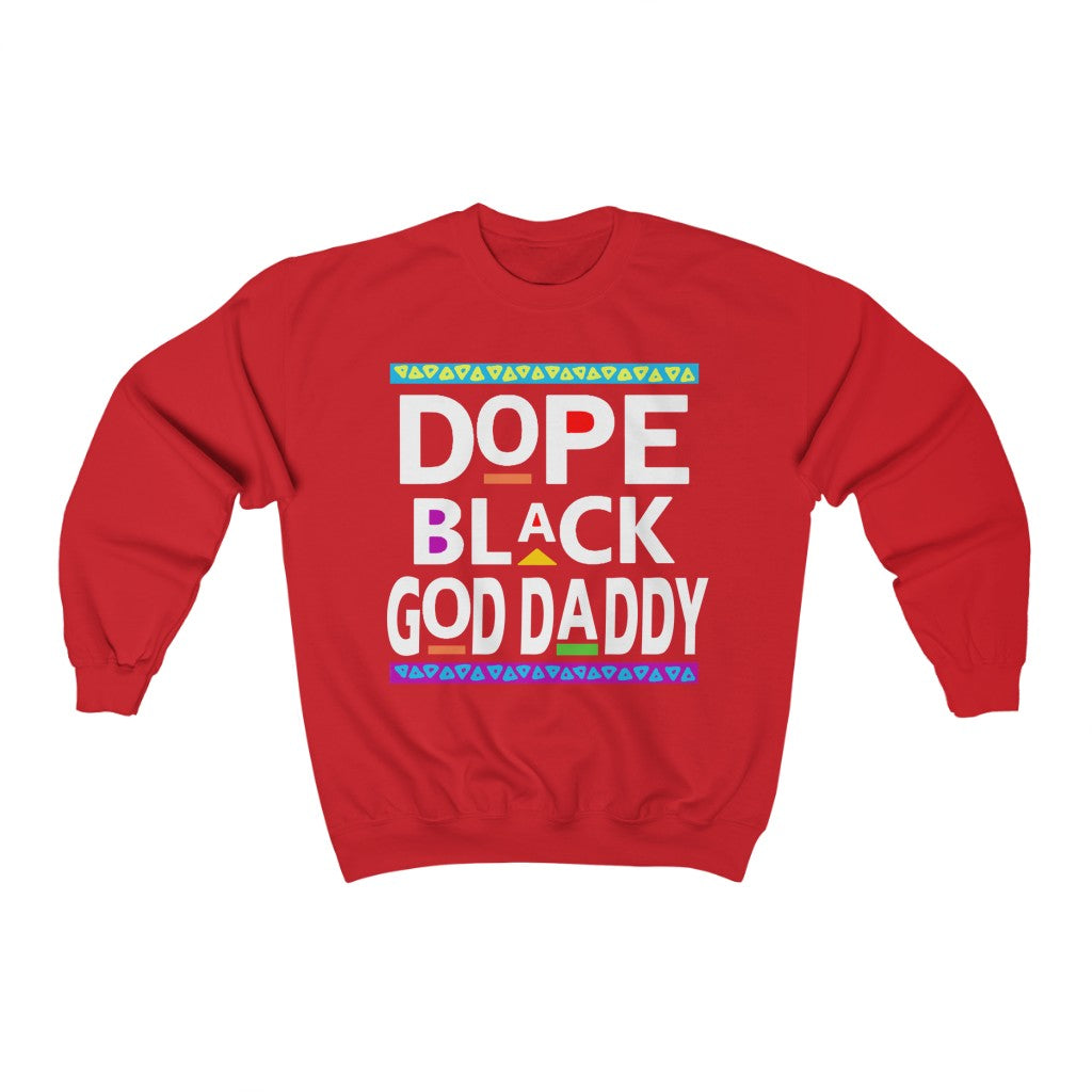 Dope Black God Daddy Crewneck Sweatshirt
