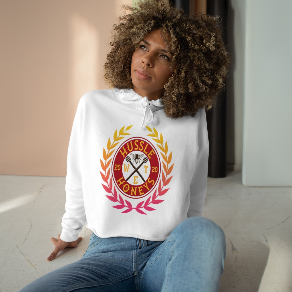 Hussle Honeys Crop Hoodie