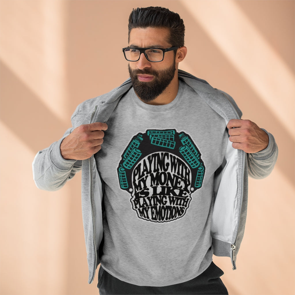 Money & Emotions Crewneck Sweatshirt