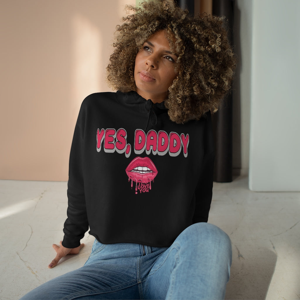 Yes, Daddy Crop Hoodie