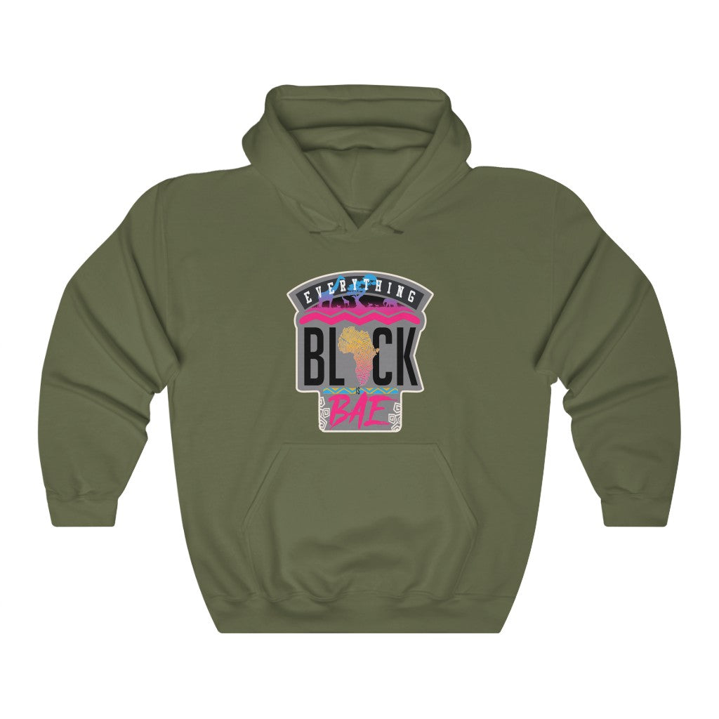 Black is Bae Hooded Sweatshirt
