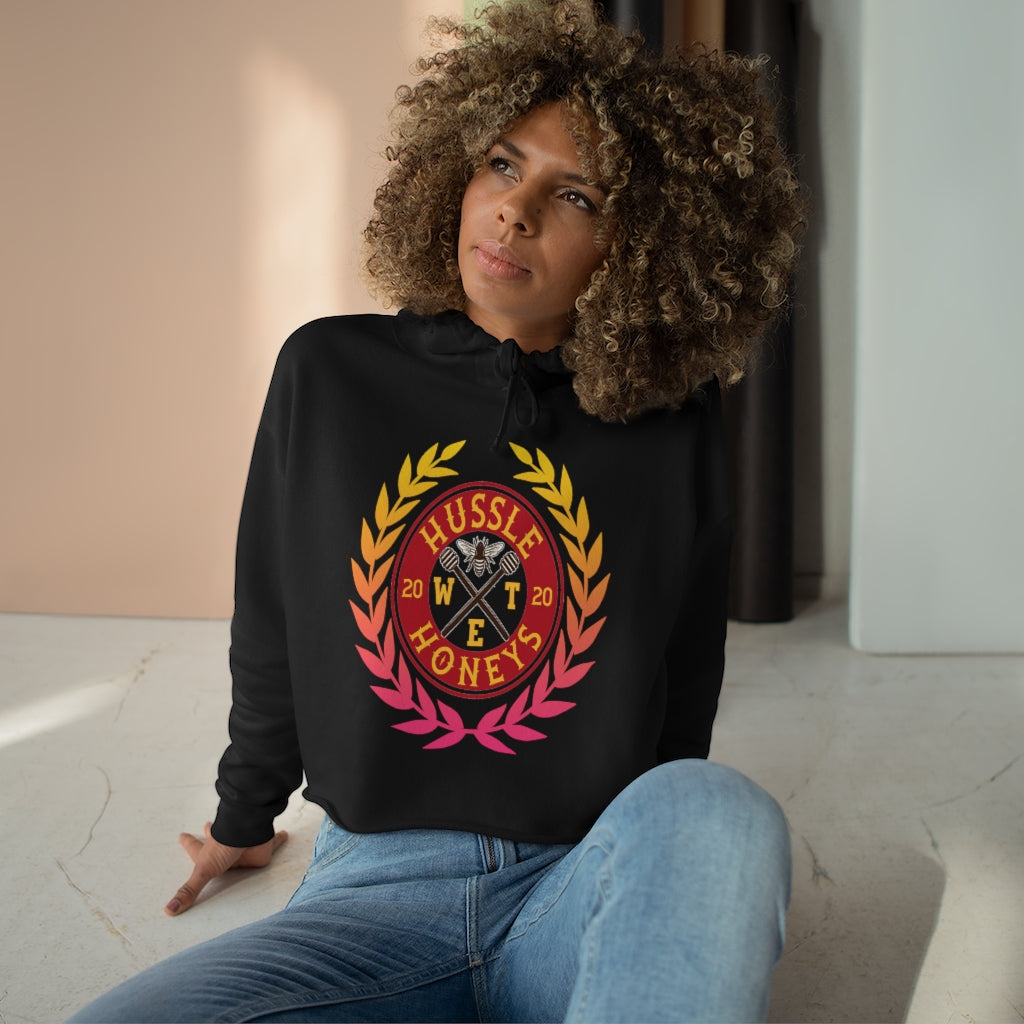 Hussle Honeys Crop Hoodie