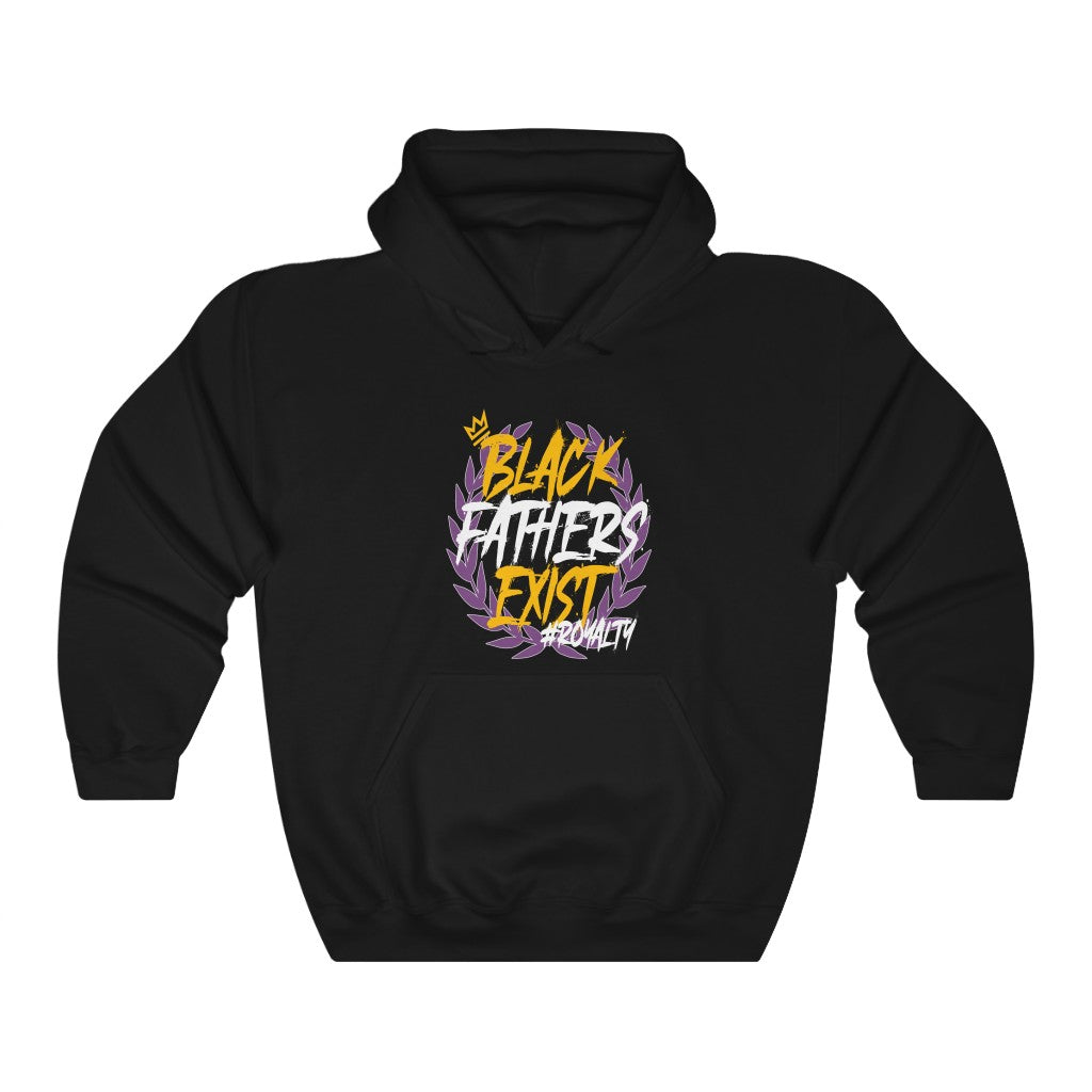 Black Fathers Exist - Royalty Unisex Heavy Blend™ Hooded Sweatshirt