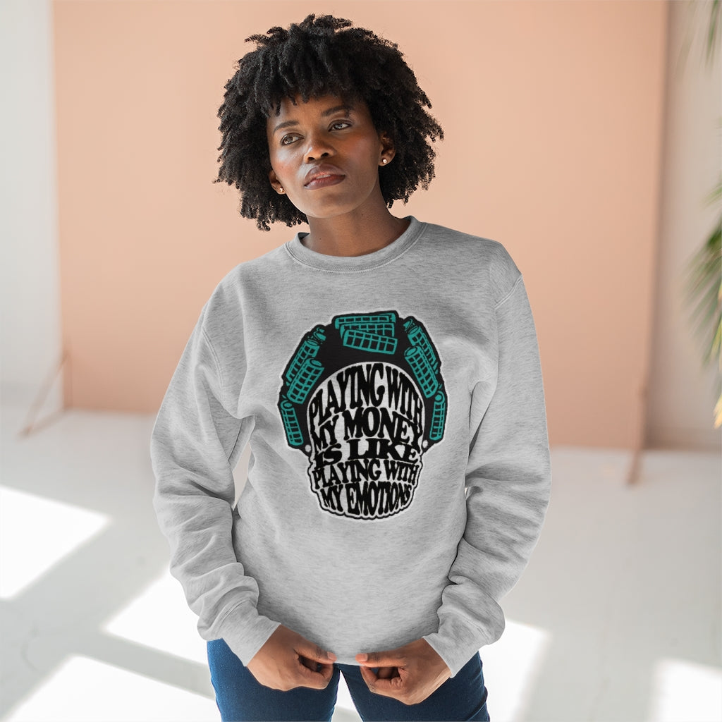Money & Emotions Crewneck Sweatshirt